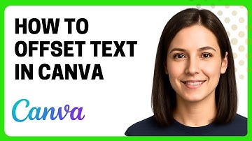 How to Offset Text in Canva