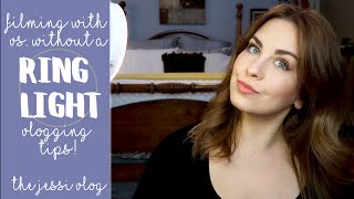 Comparing Filming with a Ring Light vs. without | Vlogging Tips!