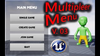 Игра по сети, подключение к Listen server Multiplier Menu Unreal Engine