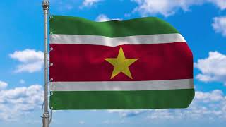 Suriname National Anthem | God zij met ons Suriname | Opo kondreman