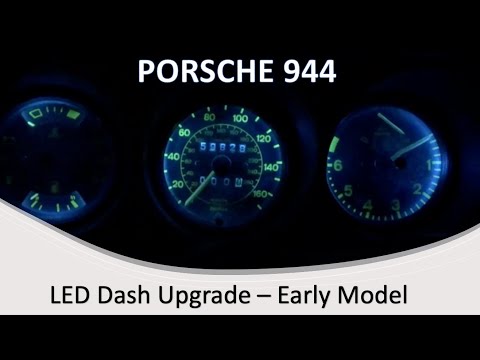 Porsche 944 LED Dash Upgrade (Early Car)