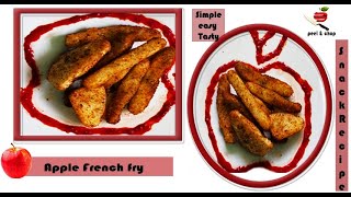 #apple #frenchfry #snack #easyrecipe #different | Apple French Fry in tamil |