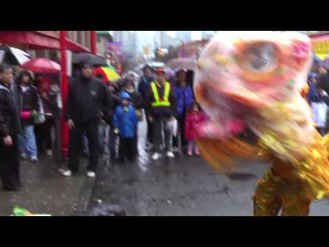 2009 Year of the Ox parade in Vancouver Chinatown on Sunday, Feb 1, 2009