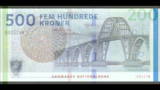 Denmark - Banknotes, Danish Currency Actual Issue