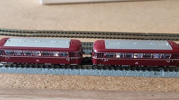 Marklin 88168 DB AG Railbus Set Test Run at z.scale.hobo 02.15.2024