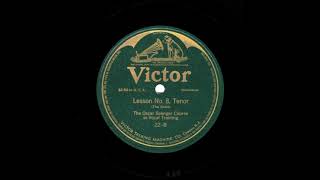 (No. 8): The Oscar Saenger Singing Lessons for Tenor: Scales (1915)