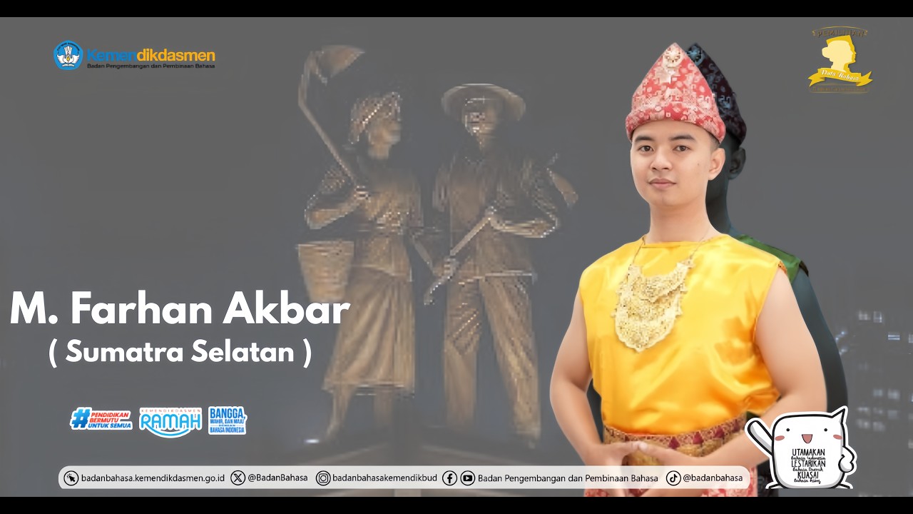 M Farhan Akbar, Duta Bahasa Nasional 2026, Provinsi Sumatra Selatan