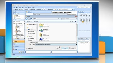 How to Export Distribution list to .csv file format on Windows® 7 in Outlook 2007