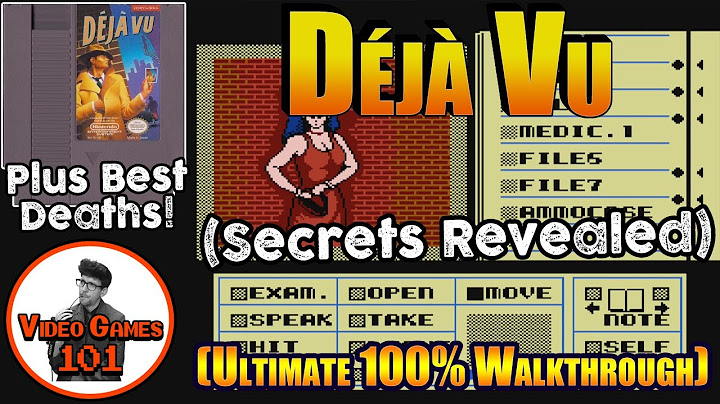 Déjà Vu NES Walkthrough | 100% Guide (Plus Best Deaths) | Video Games 101