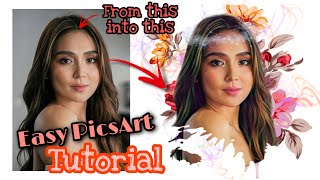 HOW I EDIT PICTURES USING PICSART | Easy PicsArt Tutorial | Kathryn Bernardo by Mary Rose Vergenie screenshot 2