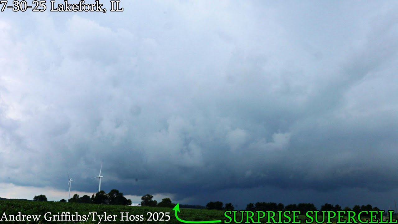 Surprise SUPERCELL in Illinois - July 30th 2025 Central Illinois - YouTube