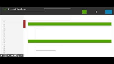 Virtual Reference Collection Tutorial 1