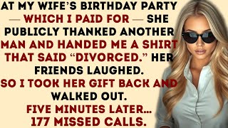 At Her Birthday Party I Paid For, She Thanked Another Man—So I Left And Took Back Her Gift.