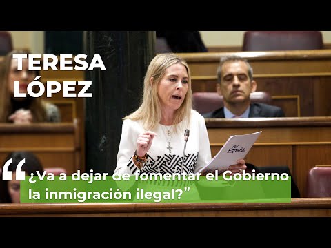 Teresa López acusa al Gobierno de hacer márketing político con la inmigración ilegal