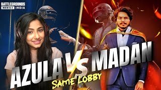 Madan Vs Azula Gaming In Same Lobby Intense Fight In Ace Lobby 