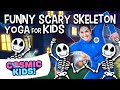 Funny Skeleton Halloween Yoga | Cosmic Kids