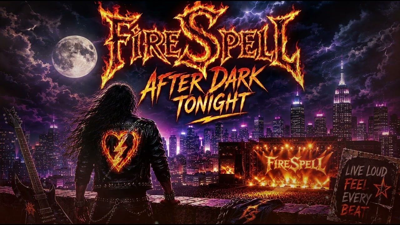 After Dark Tonight | Epic Glam Metal Anthem (Live Concert Style