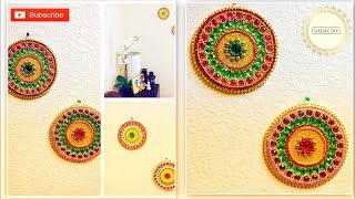 DIY Wall Hanging Crafts / Mandala Style / Kundan - Acrylic Stones / Home Decor