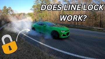 I ACTIVATED LINE LOCK ON MY CAMARO ZL1 *Better Burnouts than a Hellcat*