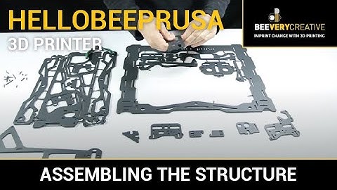 helloBEEprusa 3D printer: A – Assembling the structure