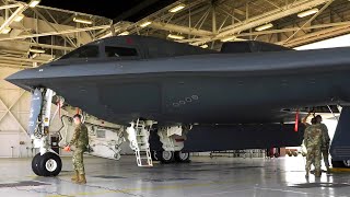 B-2 Stealth Bomber Spirit Of Missouri Preflight + Takeoff At Whiteman AFB, MO