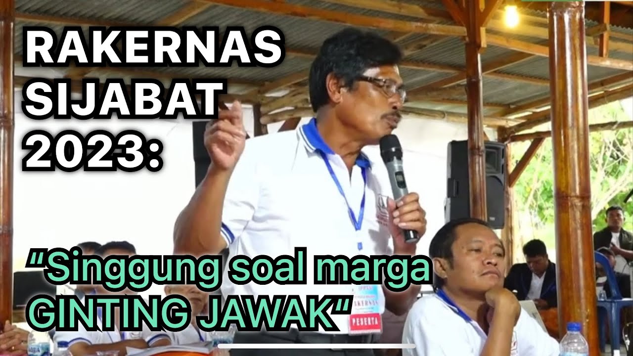 di rakernas sijabat bahas marga ginting jawak