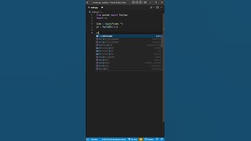 YOUTUBE VIDEO DOWNLOADER WITH PYTHON IN 45 SECONDS 🔥💖 #shorts