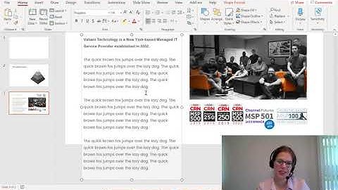 Built in placeholders for Microsoft Word and PowerPoint
