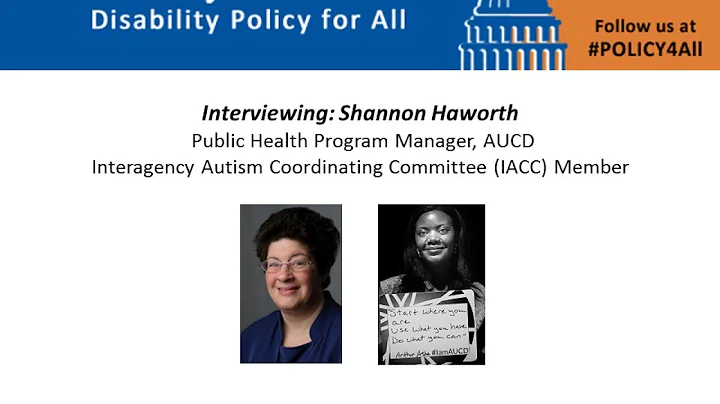 Tuesdays with Liz: Disability Policy for All - Int...