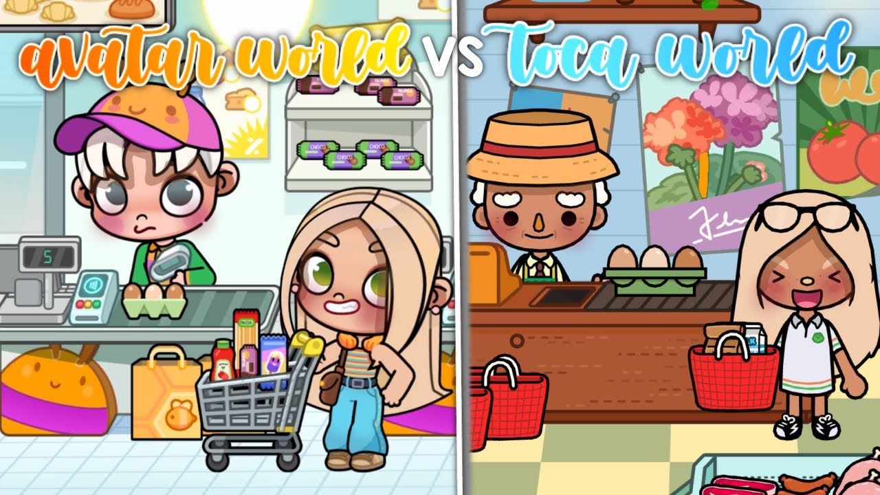 This Game Copied Toca Life World? (Avatar World VS Toca Boca) 