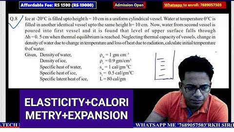ELASTISITY BY RKH SIR(B.TECH IIT D) AUTHOR OF IRODOV SOL