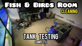 Finally Cleaning Fish Room & Testing Tanks Done - Imran's World