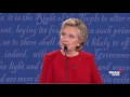 Presidential debate: Clinton slams Trump telling him she