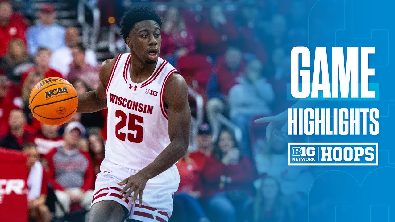 SIU-Edwardsville at Wisconsin | HIGHLIGHTS | Big Ten Men's Basketball | 11/17/25