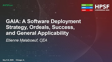 GAIA: A Software Deployment Strategy, Ordeals, Success, and General Applicabili... Etienne Malaboeuf