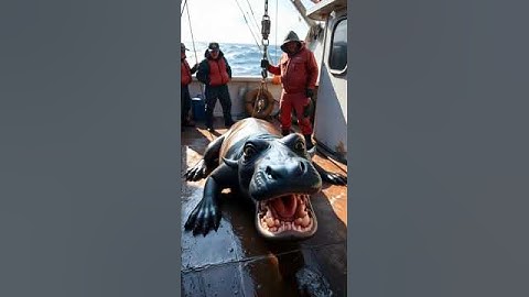 Incredible Catch: Fishermen Reel in MYSTERIOUS Beast with Hippo-like Mouth 😱