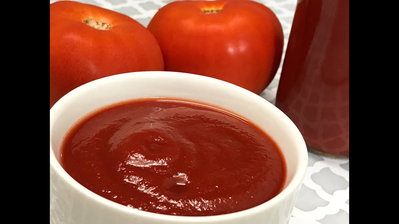 homemade spicy tomato ketchup recipe fresh tomatoes | how to make ...