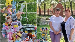картинка: Небольшой отчёт.  Игрушки крючком. Антонина Дегтярёва.