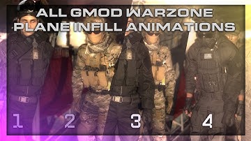 All Warzone Infill Animations (1-4 Players) in Garry