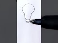 رسم لمبة بطريقة سهلة وبسيطة وجميلة Shorts