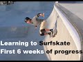 Picking up surfskating at age 34 - First 6 weeks of progression on a SmoothStar
