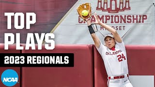 Top defensive plays from 2023 NCAA softball regionals