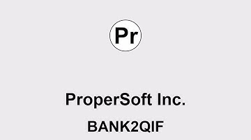 Bank2QIF (Windows): Change transactions to QIF, import to Quicken