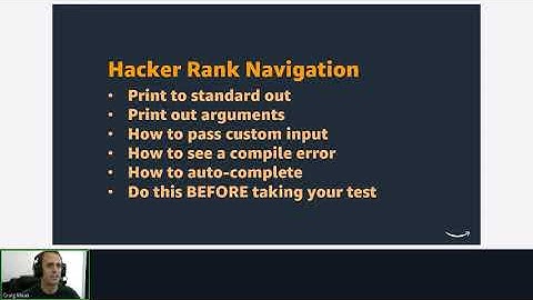 2020 Amazon Career Day - Professional Level Code Review Session