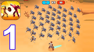 Battle Simulator Warfare - Gameplay Part 1 All Levels 1-23 (Android, iOS)