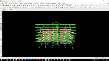 CSi sap2000 steel structure design of Building 08