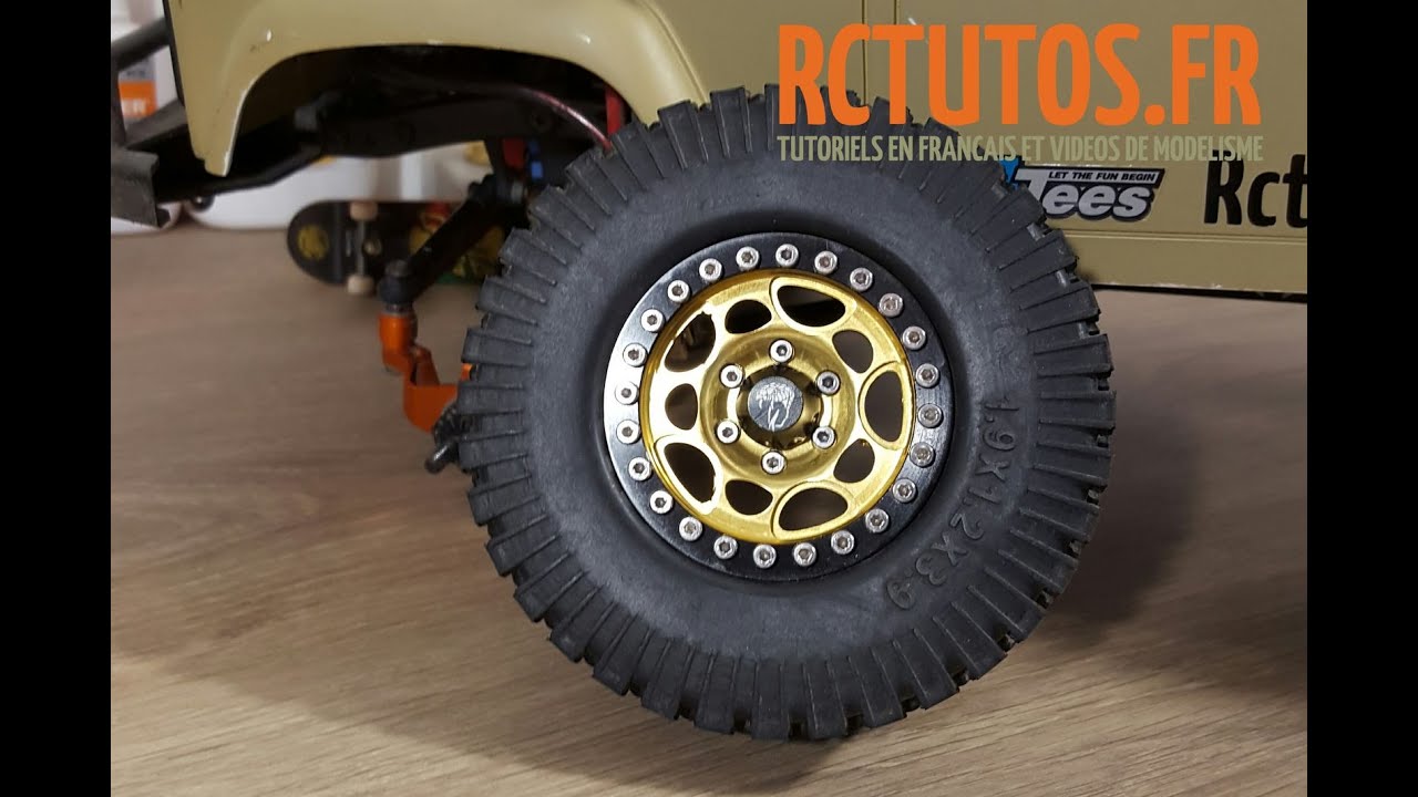 KEEDA 1.55 RC Tyre & Beadlock Alloy Wheels for 1:10 RC Crawler Car Tamiya CC01 CC02 LC70 MST JIMNY AX90069 D90 (White) K-1.55 TYRESET