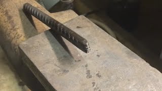 Making a Touchmark Stamp from Rebar