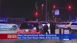 Man Hospitalized After Shooting On Dan Ryan Expressway Near 47th Street