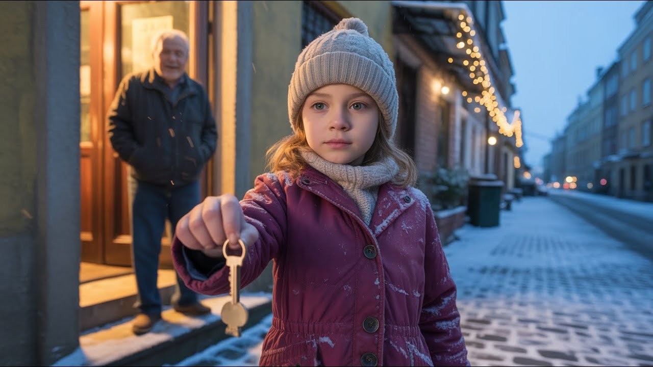 Na Boże Narodzenie dziewczynka oddała zgubiony klucz… a rano dostała własny dom